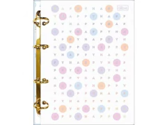 CADERNO ARGOLADO CARTONADO COLEGIAL HAPPY 160FLS CP SORTIDA