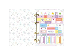 CADERNO ARGOLADO CARTONADO COLEGIAL HAPPY 160FLS CP SORTIDA - comprar online