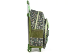 MOCHILA ESCOLAR DE CARRINHO GAME VERDE - Papelaria Visão