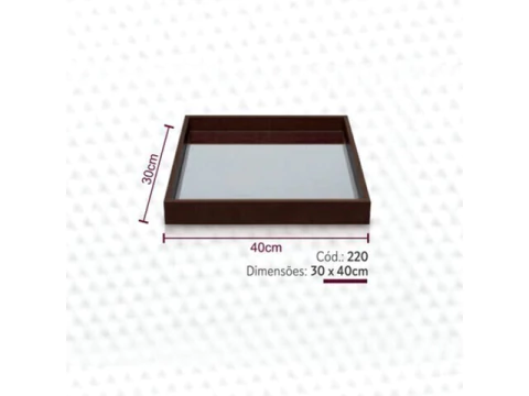 BANDEJA ESPELHO 30X40 - comprar online