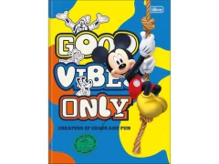 CADERNO BROCHURAO CAPA DURA MICKEY 80FLS