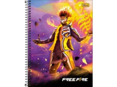 CADERNO DE 01 MATERIA FREE FIRE 80FLS CAPA DURA E SORTIDAS - comprar online
