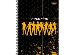 CADERNO DE 01 MATERIA FREE FIRE 80FLS CAPA DURA E SORTIDAS - loja online