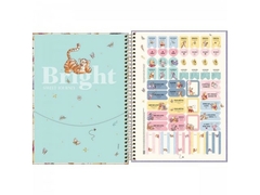 CADERNO DE 10 MATERIAS FEMININO POOH 160FLS CAPAS SORTIDAS