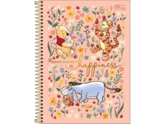 CADERNO DE 10 MATERIAS CONNECT POOH 160FLS CAPAS SORTIDAS - Papelaria Visão