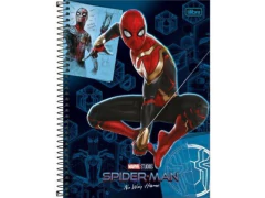 CADERNO DE 01 MATERIA SPIDER-MAN: NO WAY HOME 80 FOLHAS CD - Papelaria Visão