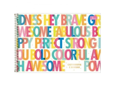 CADERNO DE DESENHO BE NICE 80F CD - comprar online