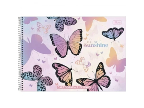 CADERNO ESPIRAL CARTOGRAFIA E DESENHO CD DAISY 80FLS - comprar online