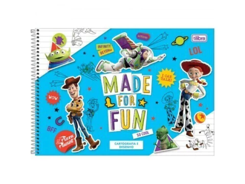 CADERNO DE DESENHO TOY STORY 80F CD - comprar online