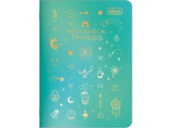 CADERNETA GRAMPEADA DOODLES 32FLS CAPAS SORTIDAS