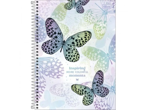 CADERNO UNIV DAISY DE 01 MATERIA 80FLS CAPA DURA
