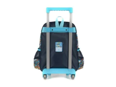 MOCHILA COM RODINHAS HOT WHEELS AZUL - LUXCEL - Papelaria Visão