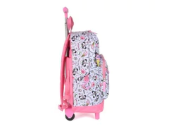 MOCHILA ESCOLAR DE CARRINHO UP4YOU PANDA ROSA na internet
