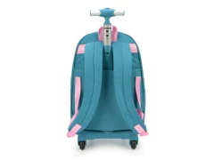 MOCHILA ESCOLAR DE CARRINHO MUSEUM VERDE UP4YOU - loja online