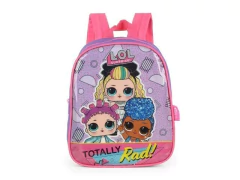 MOCHILA ESCOLAR DE COSTAS LOL ROXA TAM PP - comprar online