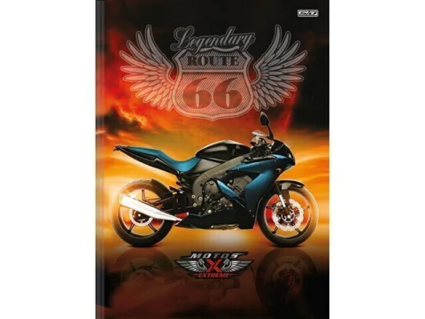 CADERNO BROCHURAO CD 80FLS MOTOS - comprar online