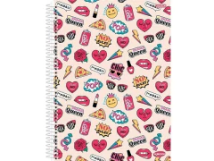 CADERNO DE 20 MATERIAS 400F KBOM FEMININO CD na internet