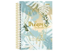 CADERNO ESPIRAL PEQUENO 1/4 80FLS MULHER CAPA DURA - loja online