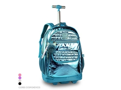 MOCHILA DE CARRINHO REBECCA BONBON METALIZADA RB3172