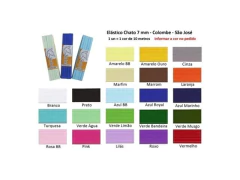 ELASTICO COLOMBE COLOR N-12-LARANJA PEÇA - comprar online