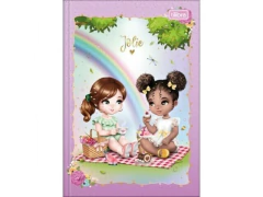 CADERNO BROCHURA PEQUENO CD 1/4 JOLIE 80FLS CAPAS SORTIDAS