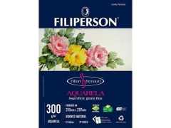 BLOCO FILIART RENAUD AQUARELA BRANCO 300G (A4) 12FLS - comprar online