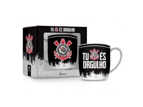 CANECA PORCELANA URBAN 360ML CORINTHIANS - comprar online