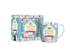CANECA PORCELANA URBAN 360ML - MELHOR VOVÓ DO MUNDO - comprar online