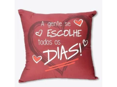 ALMOFADA FIBRA VELUDO 40X40CM TODOS OS DIAS - comprar online