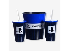 KIT ALMOFADA PIPOCA SUEDE PLAYSTATION - Papelaria Visão