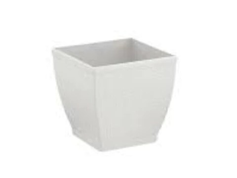 VASO QUADRADO 2LTS RATTAN BRANCO 6 - comprar online