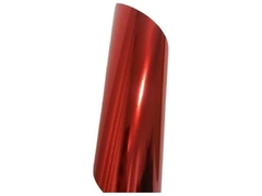 PAPEL LAMINADO A4 PARA ARTESANATO VERMELHO 180G COM 20FLS