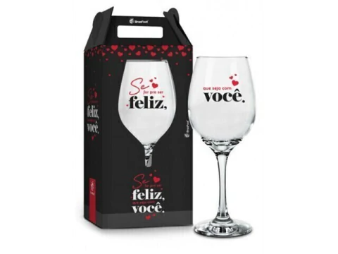 TACA VINHO - EU E VOCE PRA SEMPRE 385ML - comprar online