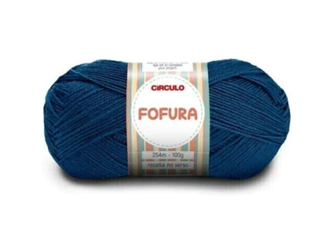 LÃ FOFURA 100G AZUL CLASSICO COR 2770 - comprar online