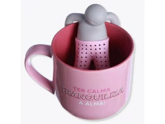 CANECA C/ INFUSOR P/ CHA AMIZADE ETERNA 350ML na internet