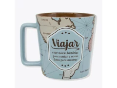 CANECA BUCK VIAJAR NOVAS HISTORIAS 400ML - comprar online