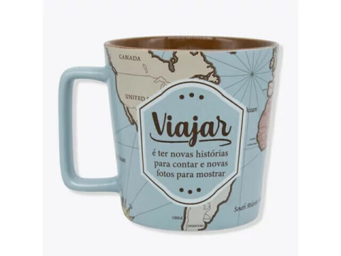 CANECA BUCK VIAJAR NOVAS HISTORIAS 400ML - comprar online