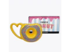 CANECA FORMATO 3D 200ML DONUTS CREME - Papelaria Visão