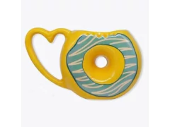 CANECA FORMATO 3D 200ML DONUTS LIMAO - comprar online