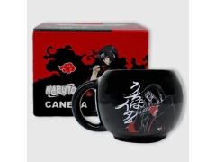CANECA FORMATO 3D ITACHI AKATSUKI 450ML - loja online