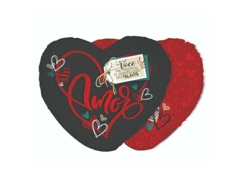 ALMOFADA CORAÇÃO VOCÊ ME MOSTROU O SIGNIFICADO...29X25 - comprar online