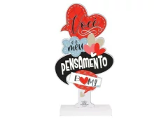 ENFEITE DE MESA RECORTADO VOCÊ É O MEU PENSAMENTO...19X10 - comprar online