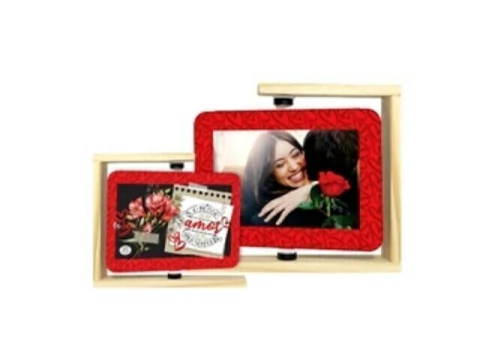 PORTA RETRATO GIRATÓRIO O NOSSO AMOR...19X22X4 - comprar online