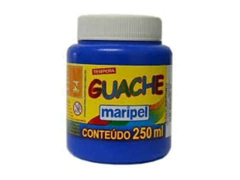 TINTA GUACHE 250ML AZUL ESCURO MARIPEL