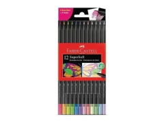 LAPIS DE COR SUPERSOFT 6 NEON + 6 PASTEL FABER CASTELL - comprar online