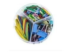 KIT CLIPS/ PRENDEDORES DE PAPEL/ BORRACHINHAS COLORIDAS na internet