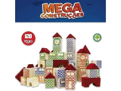 MEGA CONSTRUCOES 120 PCS ESTOJO MADEIRA na internet