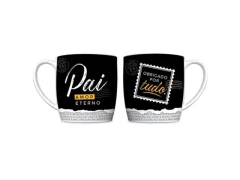 CANECA PORCELANA URBAN 360ML PAI AMOR ETERNO na internet