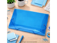 PASTA PLASTICA ABA ELASTICA PP ACP MINI AZUL 39969 SEM LOMBO na internet