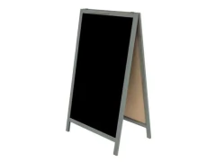 CAVALETE DE CALCADA NEO DUPLO 90 X 60 CM PRETO STALO - comprar online